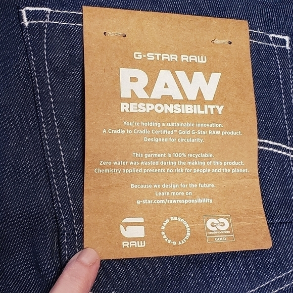 G-Star Raw 1 Triple A Straight Leg Button Fly Jeans NWT 31 x 30 - Picture 7 of 10